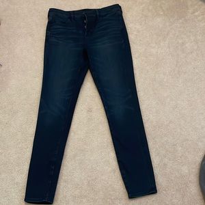 American Eagle hi-rise jegging ne(x)t level stretch dark indigo 8